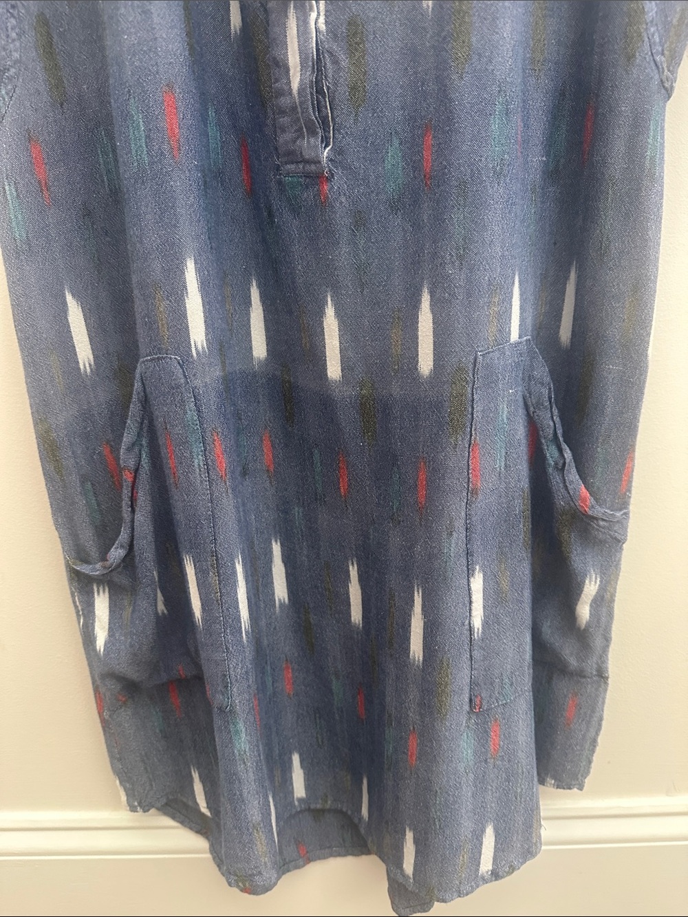 Faherty Pop Over Dress - Picture 3 of 7